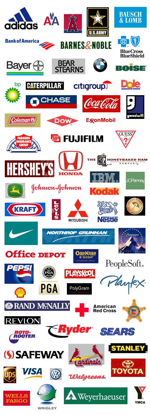 Some of the companies we have served